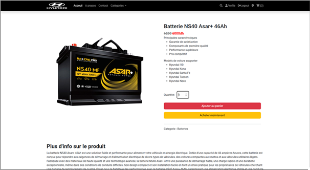 Plateforme de Vente de Pièces Automobiles